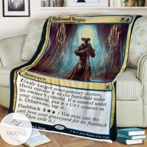 Mid 227 Hallowed Respite Mtg Game Magic The Gathering Blanket
