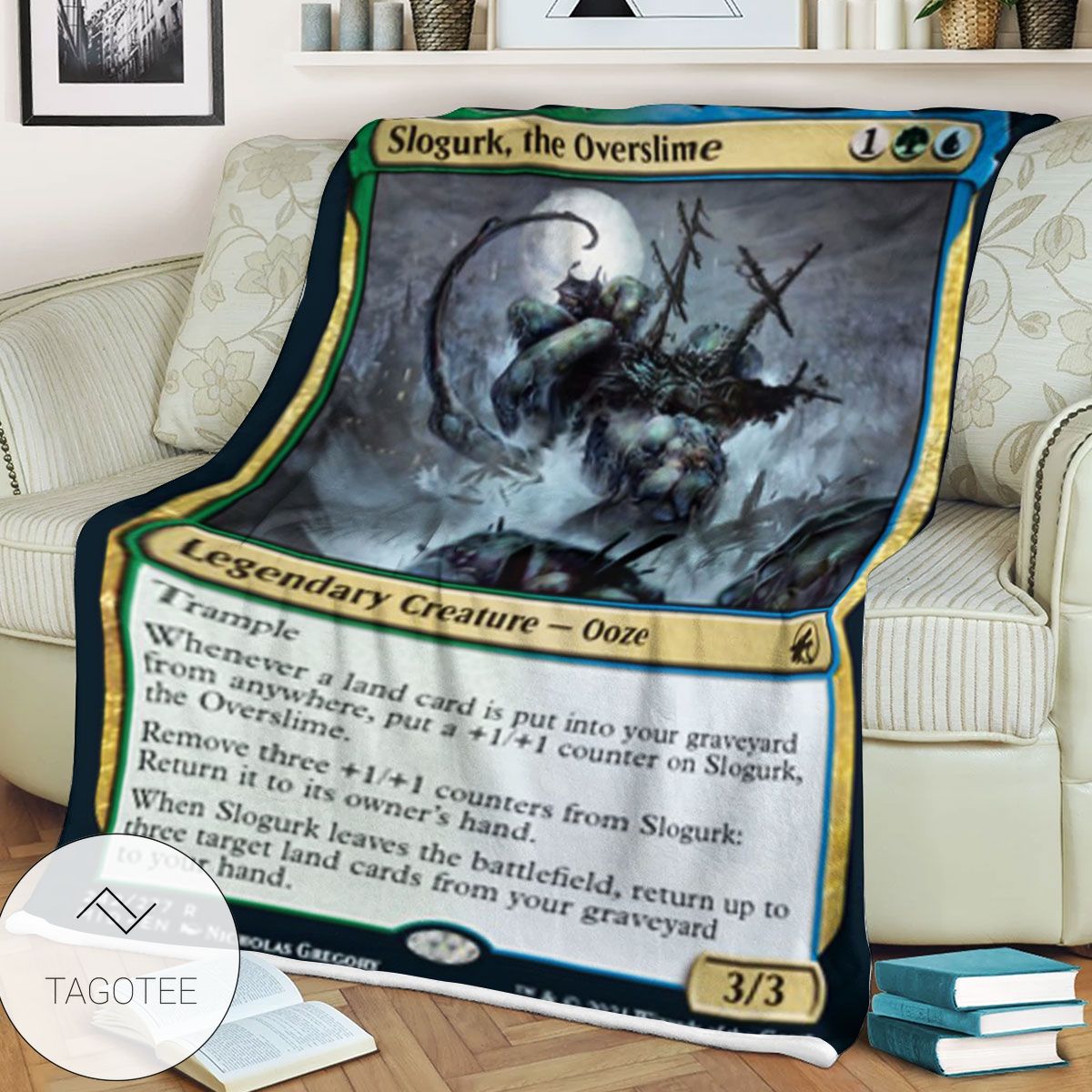 Mid 242 Slogurk The Overslime Mtg Game Magic The Gathering Blanket Mid 242 Slogurk The Overslime Mtg Game Magic The Gathering Blanket