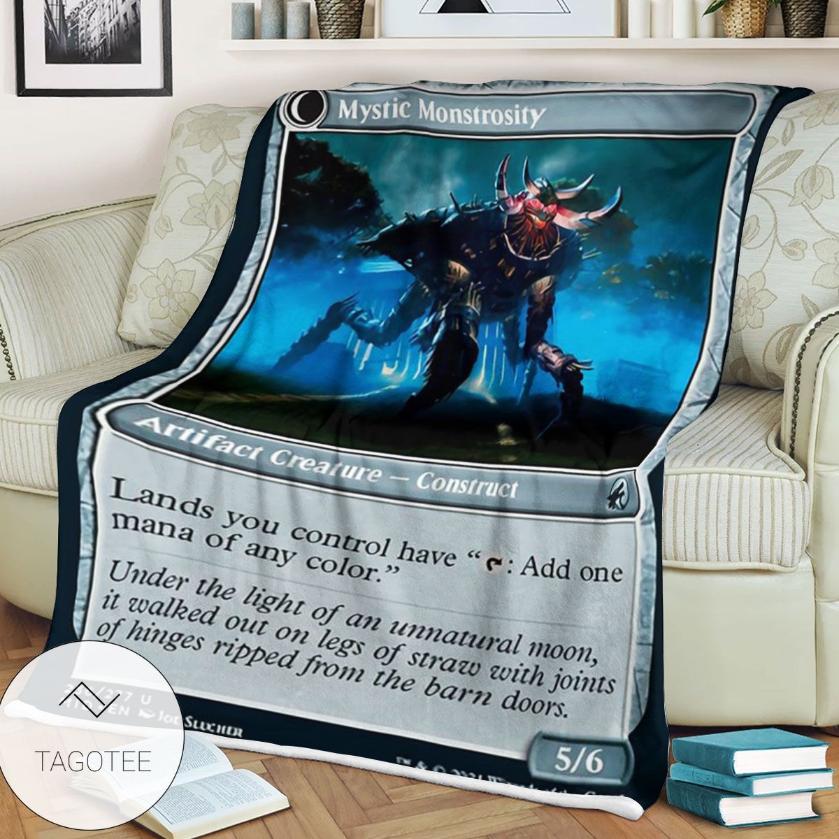 Mid 256 Mystic Monstrosity Mtg Game Magic The Gathering Blanket Mid 256 Mystic Monstrosity Mtg Game Magic The Gathering Blanket