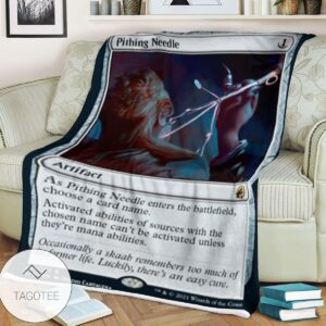 Mid 257 Pithing Needle Mtg Game Magic The Gathering Blanket
