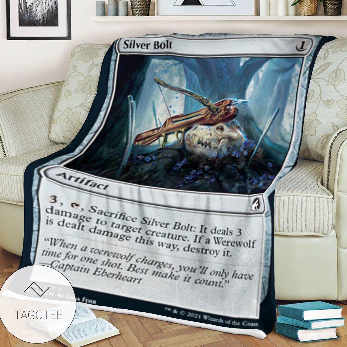 Mid 258 Silver Bolt Mtg Game Magic The Gathering Blanket Mid 258 Silver Bolt Mtg Game Magic The Gathering Blanket
