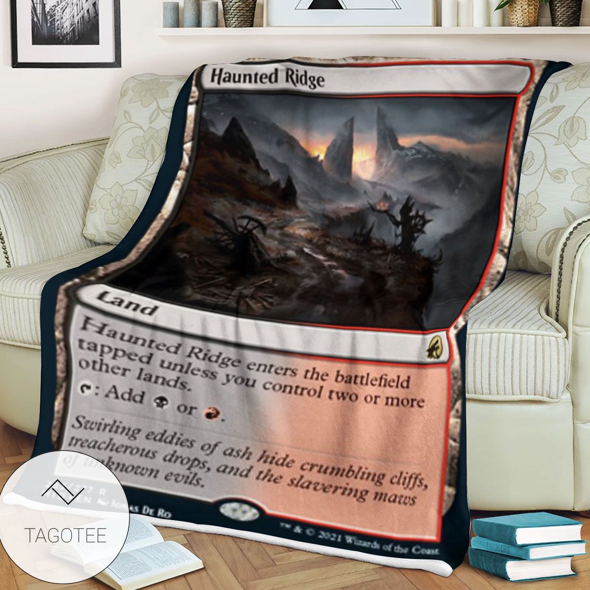 Mid 263 Haunted Ridge Mtg Game Magic The Gathering Blanket Mid 263 Haunted Ridge Mtg Game Magic The Gathering Blanket
