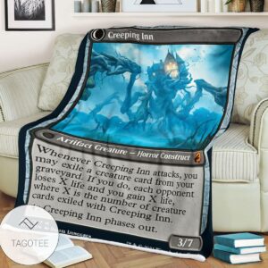 Mid 264 Creeping Inn Mtg Game Magic The Gathering Blanket