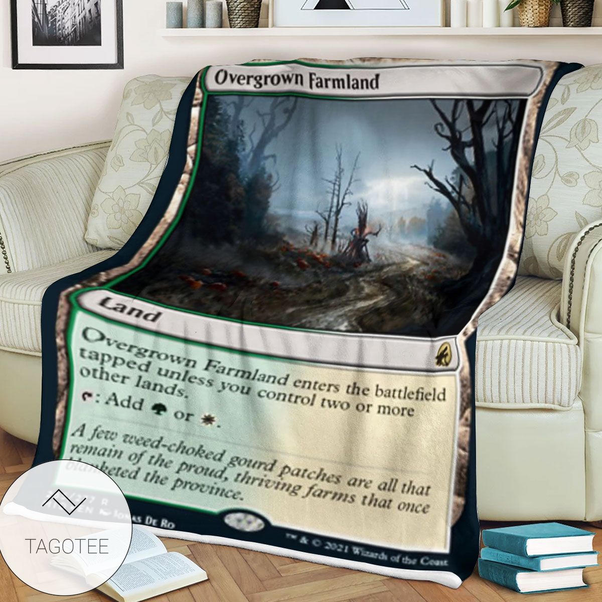 Mid 265 Overgrown Farmland Mtg Game Magic The Gathering Blanket Mid 265 Overgrown Farmland Mtg Game Magic The Gathering Blanket