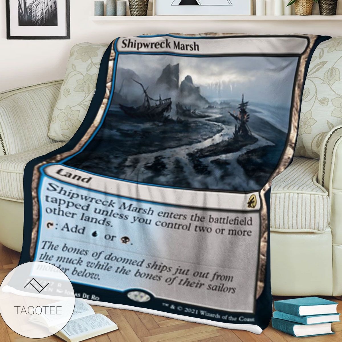Mid 267 Shipwreck Marsh Mtg Game Magic The Gathering Blanket Mid 267 Shipwreck Marsh Mtg Game Magic The Gathering Blanket