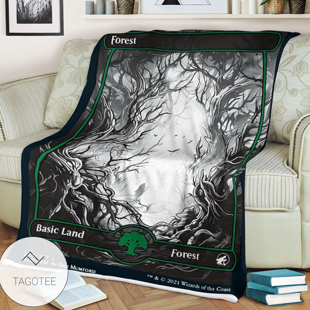 Mid 277 Forest Mtg Game Magic The Gathering Blanket Mid 277 Forest Mtg Game Magic The Gathering Blanket