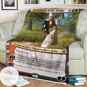 Mid 279 Arlinn The Pack S Hope Mtg Game Magic The Gathering Blanket