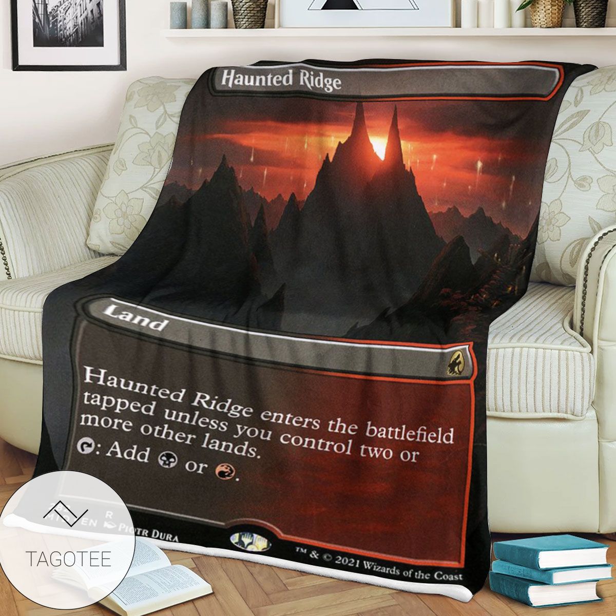 Mid 282 Haunted Ridge Mtg Game Magic The Gathering Blanket Mid 282 Haunted Ridge Mtg Game Magic The Gathering Blanket