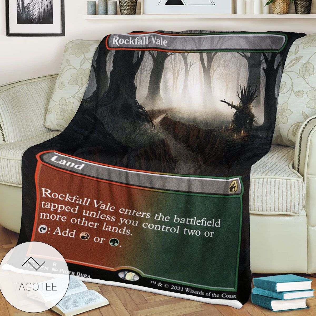 Mid 284 Rockfall Vale Mtg Game Magic The Gathering Blanket Mid 284 Rockfall Vale Mtg Game Magic The Gathering Blanket