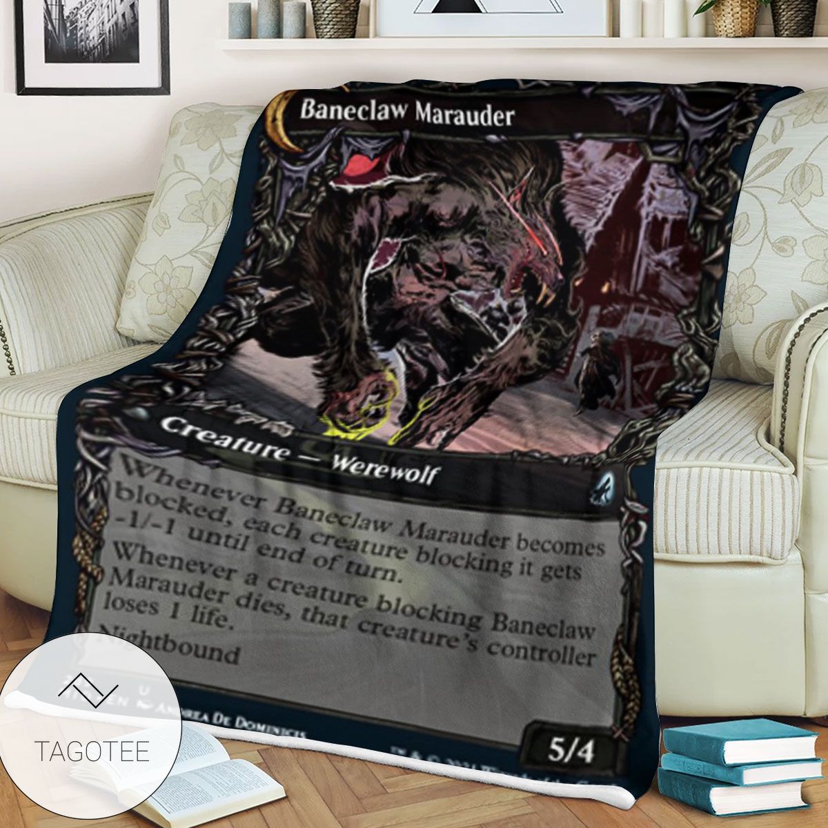 Mid 289 Baneclaw Marauder Mtg Game Magic The Gathering Blanket Mid 289 Baneclaw Marauder Mtg Game Magic The Gathering Blanket