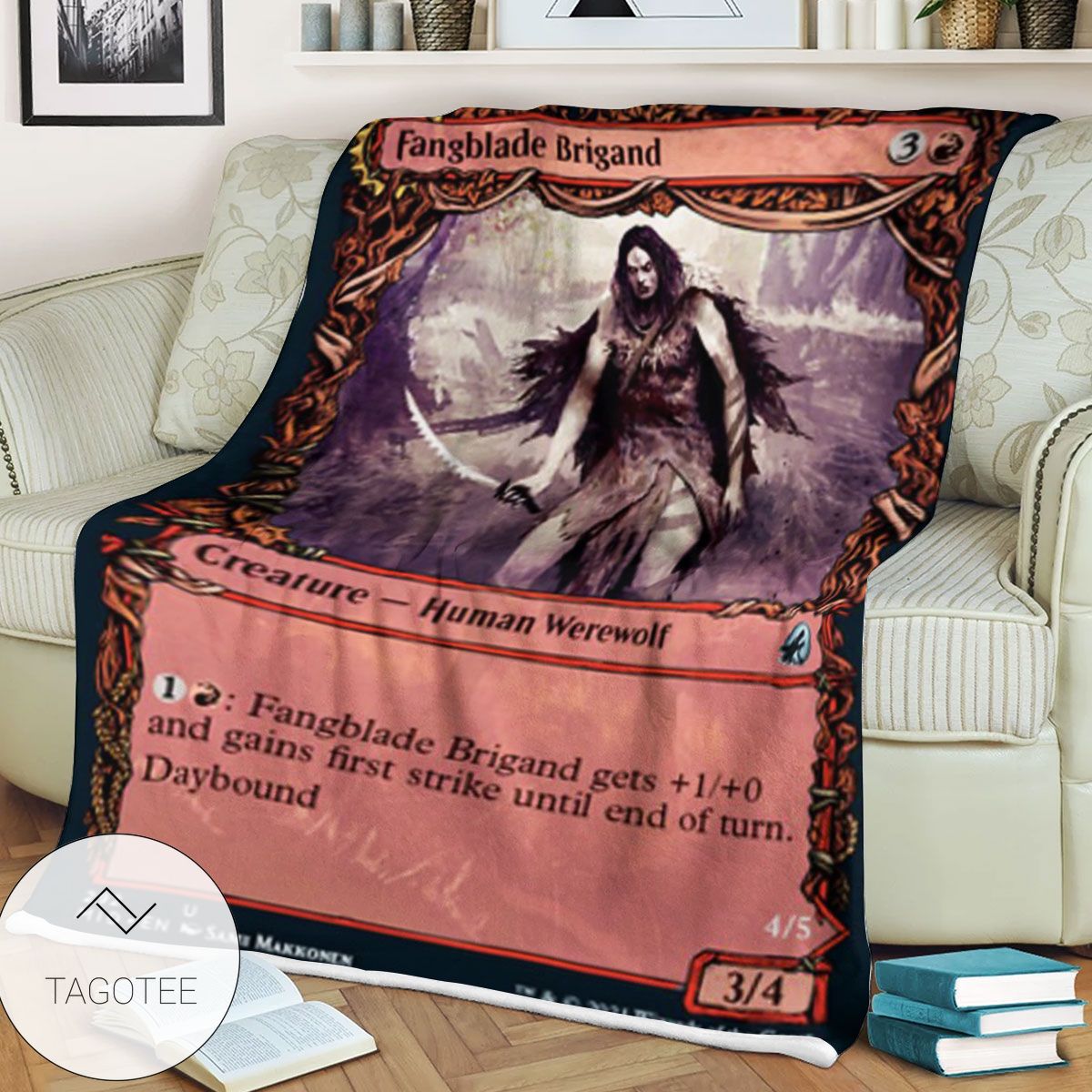 Mid 292 Fangblade Brigand Mtg Game Magic The Gathering Blanket Mid 292 Fangblade Brigand Mtg Game Magic The Gathering Blanket