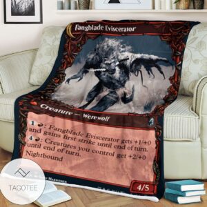 Mid 292 Fangblade Eviscerator Mtg Game Magic The Gathering Blanket