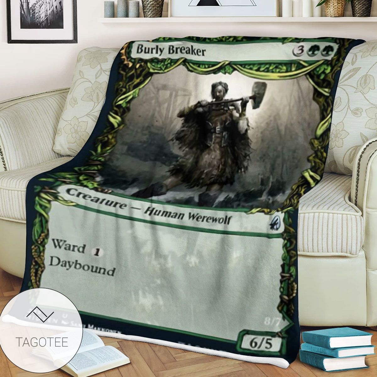 Mid 299 Burly Breaker Mtg Game Magic The Gathering Blanket Mid 299 Burly Breaker Mtg Game Magic The Gathering Blanket