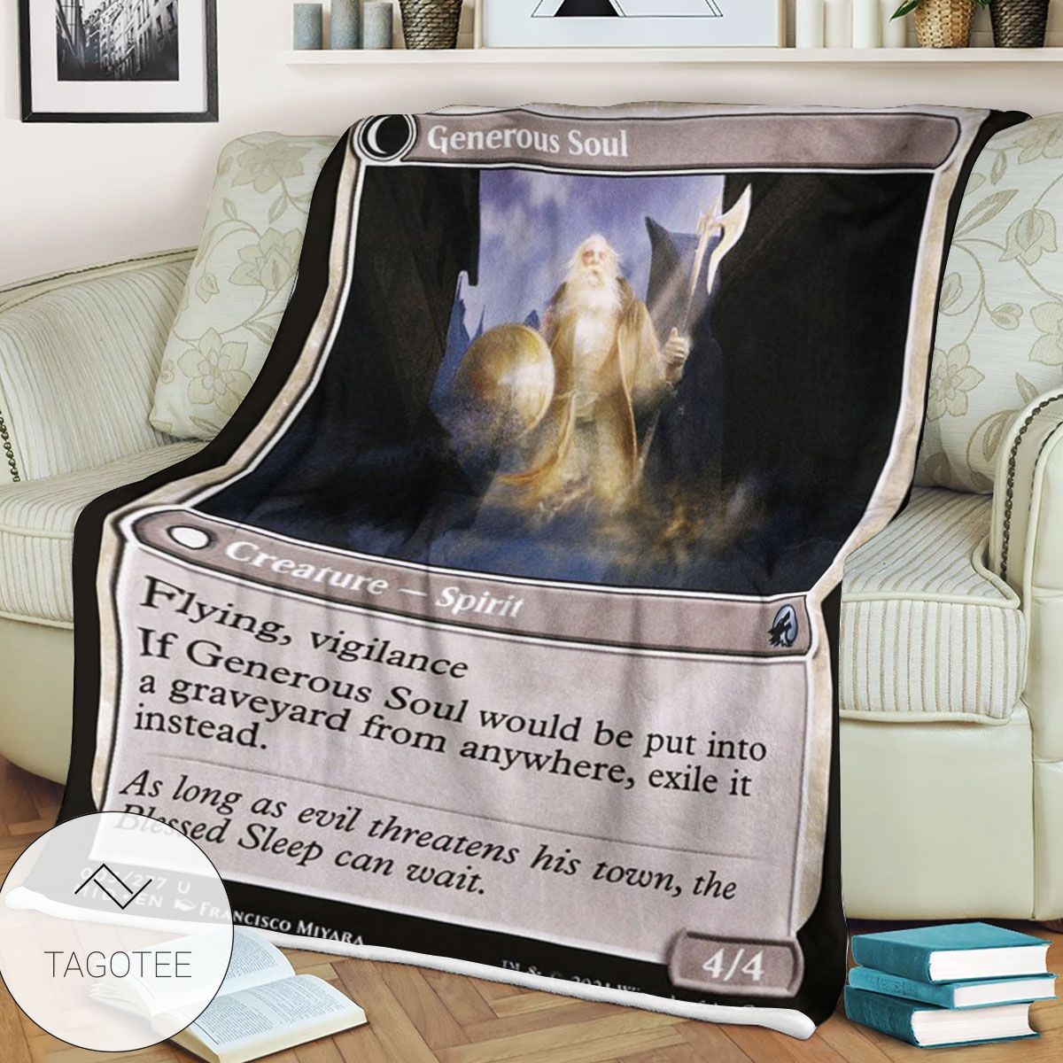 Mid 3 Generous Soul Mtg Game Magic The Gathering Blanket Mid 3 Generous Soul Mtg Game Magic The Gathering Blanket