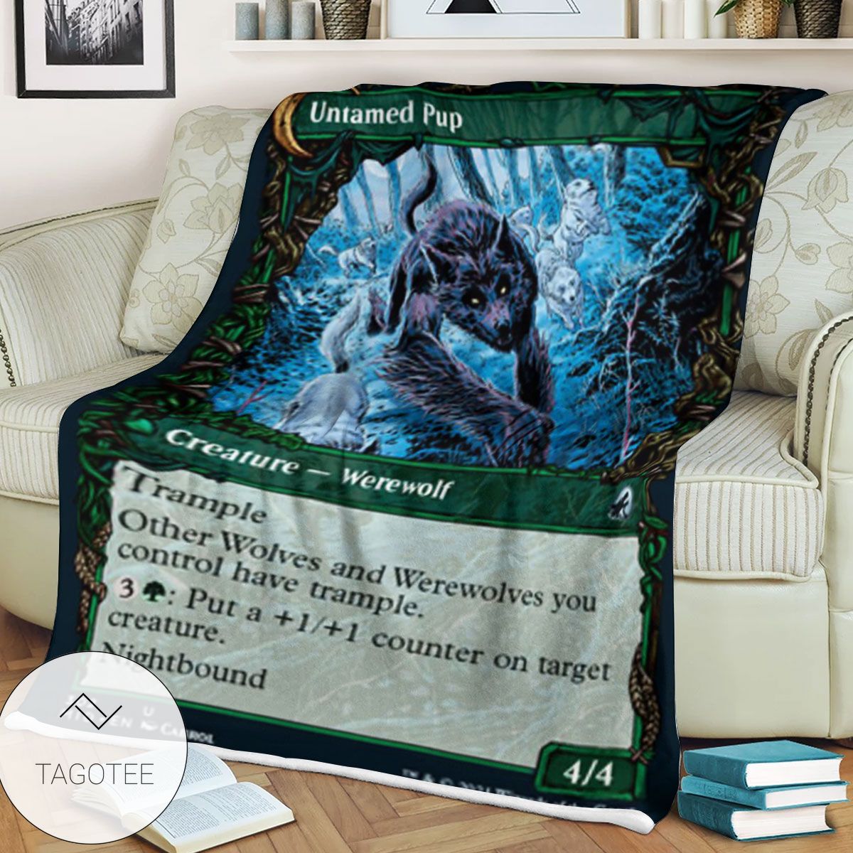 Mid 302 Untamed Pup Mtg Game Magic The Gathering Blanket Mid 302 Untamed Pup Mtg Game Magic The Gathering Blanket