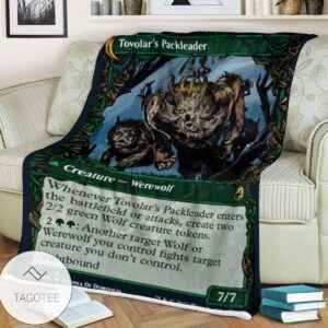 Mid 306 Tovolar S Packleader Mtg Game Magic The Gathering Blanket