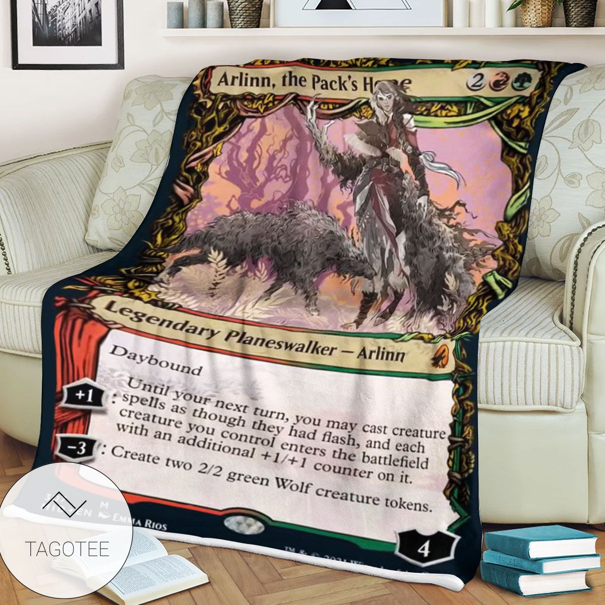 Mid 307 Arlinn The Pack S Hope Mtg Game Magic The Gathering Blanket Mid 307 Arlinn The Pack S Hope Mtg Game Magic The Gathering Blanket
