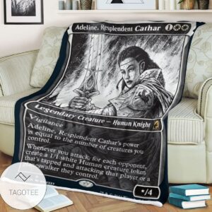 Mid 312 Adeline Resplendent Cathar Mtg Game Magic The Gathering Blanket