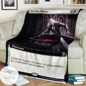 Mid 328 Fateful Absense Mtg Game Magic The Gathering Blanket