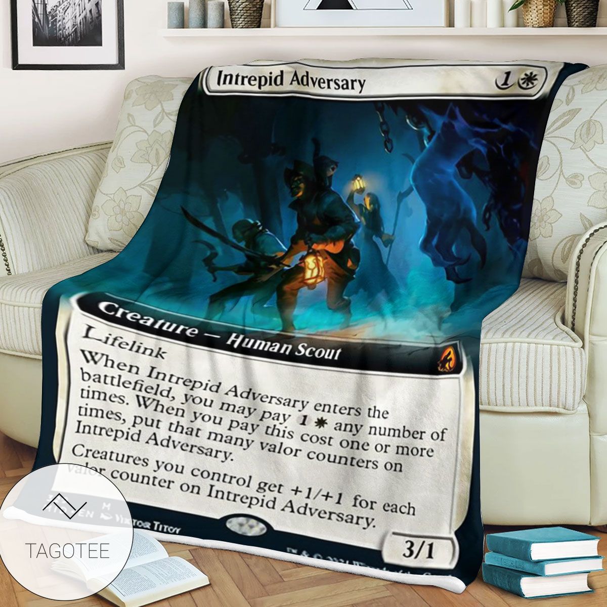 Mid 329 Intrepid Adversary Mtg Game Magic The Gathering Blanket Mid 329 Intrepid Adversary Mtg Game Magic The Gathering Blanket