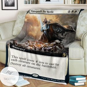 Mid 333 Vanquish The Horde Mtg Game Magic The Gathering Blanket