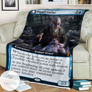 Mid 339 Poppet Stitcher Mtg Game Magic The Gathering Blanket