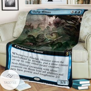 Mid 340 Sludge Monster Mtg Game Magic The Gathering Blanket