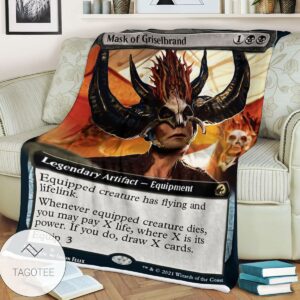 Mid 347 Mask Of Griselbrand Mtg Game Magic The Gathering Blanket