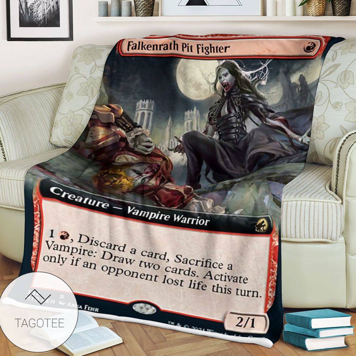 Mid 354 Falkenrath Pit Fighter Mtg Game Magic The Gathering Blanket Mid 354 Falkenrath Pit Fighter Mtg Game Magic The Gathering Blanket