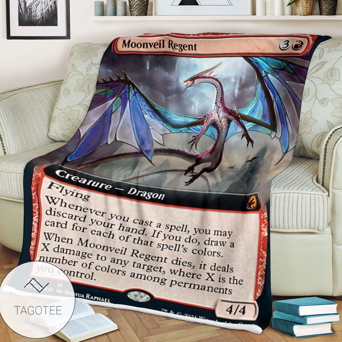 Mid 357 Moonveil Regent Mtg Game Magic The Gathering Blanket Mid 357 Moonveil Regent Mtg Game Magic The Gathering Blanket