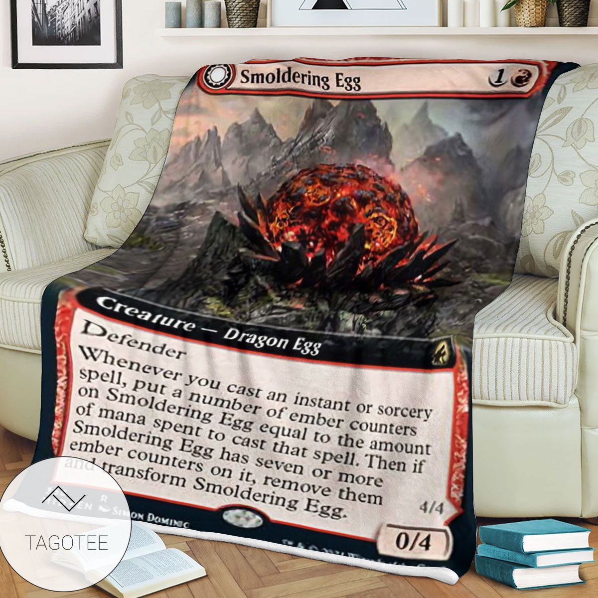 Mid 358 Smoldering Egg Mtg Game Magic The Gathering Blanket Mid 358 Smoldering Egg Mtg Game Magic The Gathering Blanket