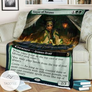 Mid 360 Augur Of Autumn Mtg Game Magic The Gathering Blanket