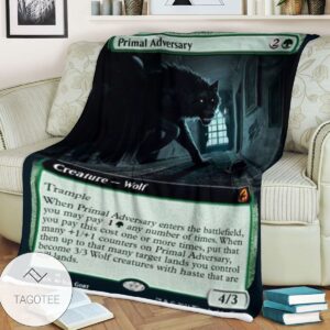 Mid 363 Primal Adversary Mtg Game Magic The Gathering Blanket