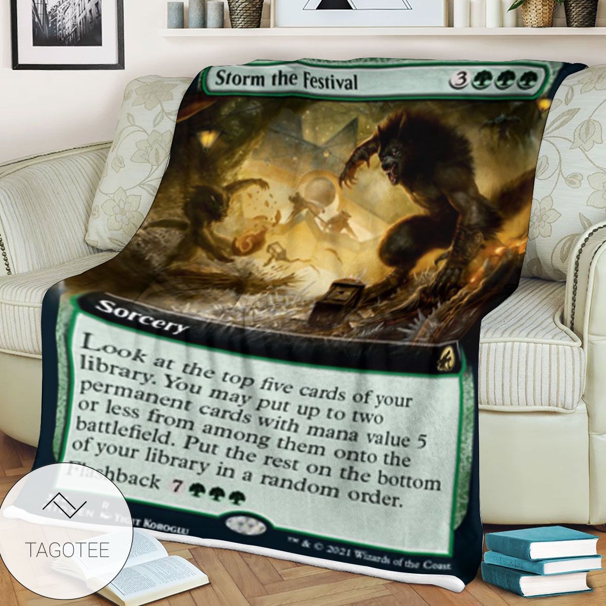 Mid 364 Storm The Festival Mtg Game Magic The Gathering Blanket Mid 364 Storm The Festival Mtg Game Magic The Gathering Blanket