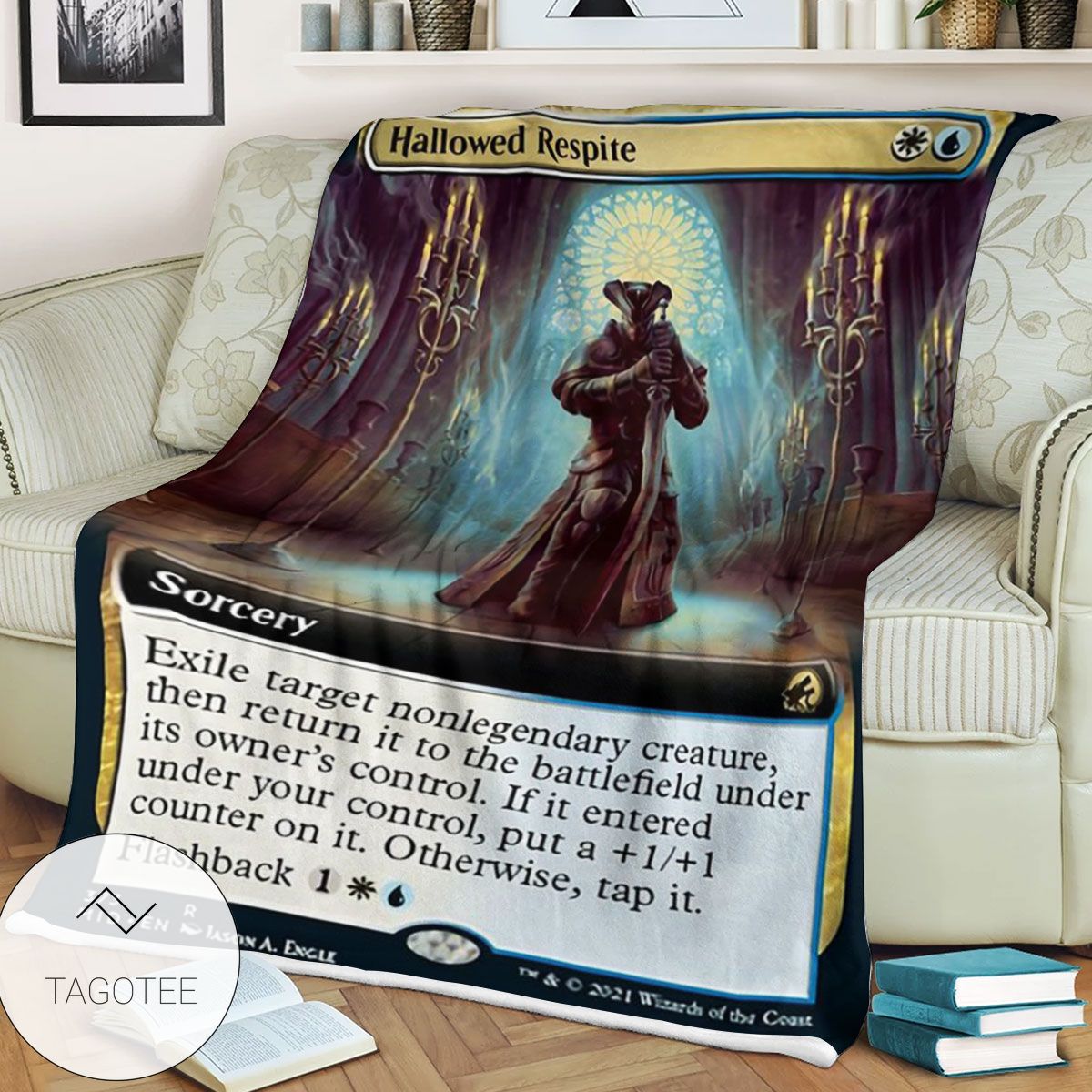 Mid 373 Hallowed Respite Mtg Game Magic The Gathering Blanket Mid 373 Hallowed Respite Mtg Game Magic The Gathering Blanket