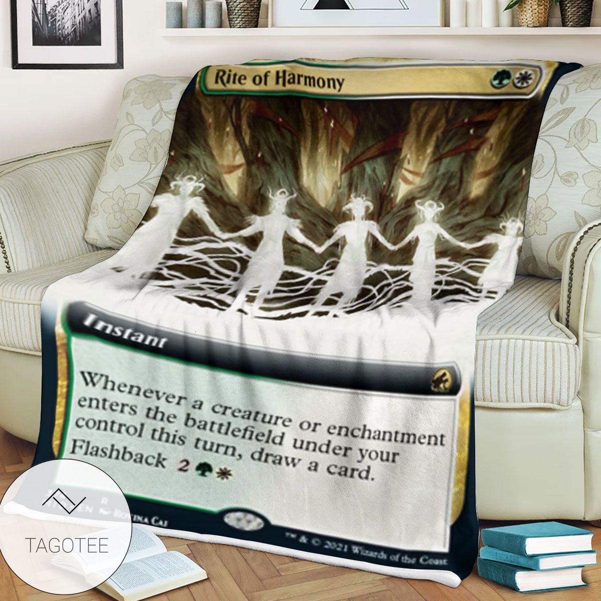 Mid 374 Rite Of Harmony Mtg Game Magic The Gathering Blanket Mid 374 Rite Of Harmony Mtg Game Magic The Gathering Blanket