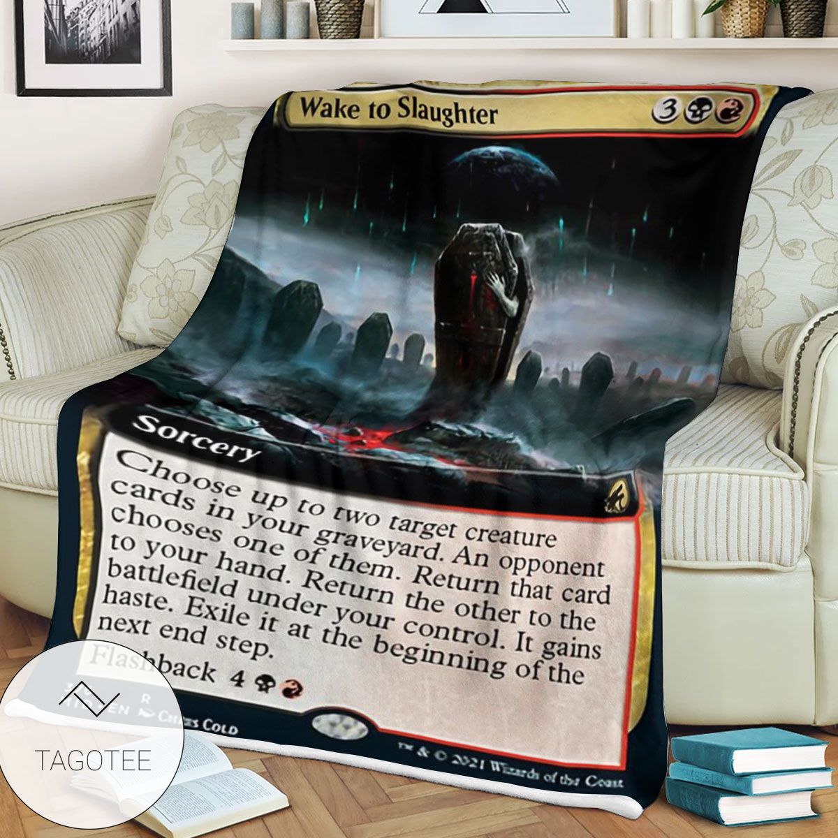 Mid 376 Wake To Slaughter Mtg Game Magic The Gathering Blanket Mid 376 Wake To Slaughter Mtg Game Magic The Gathering Blanket