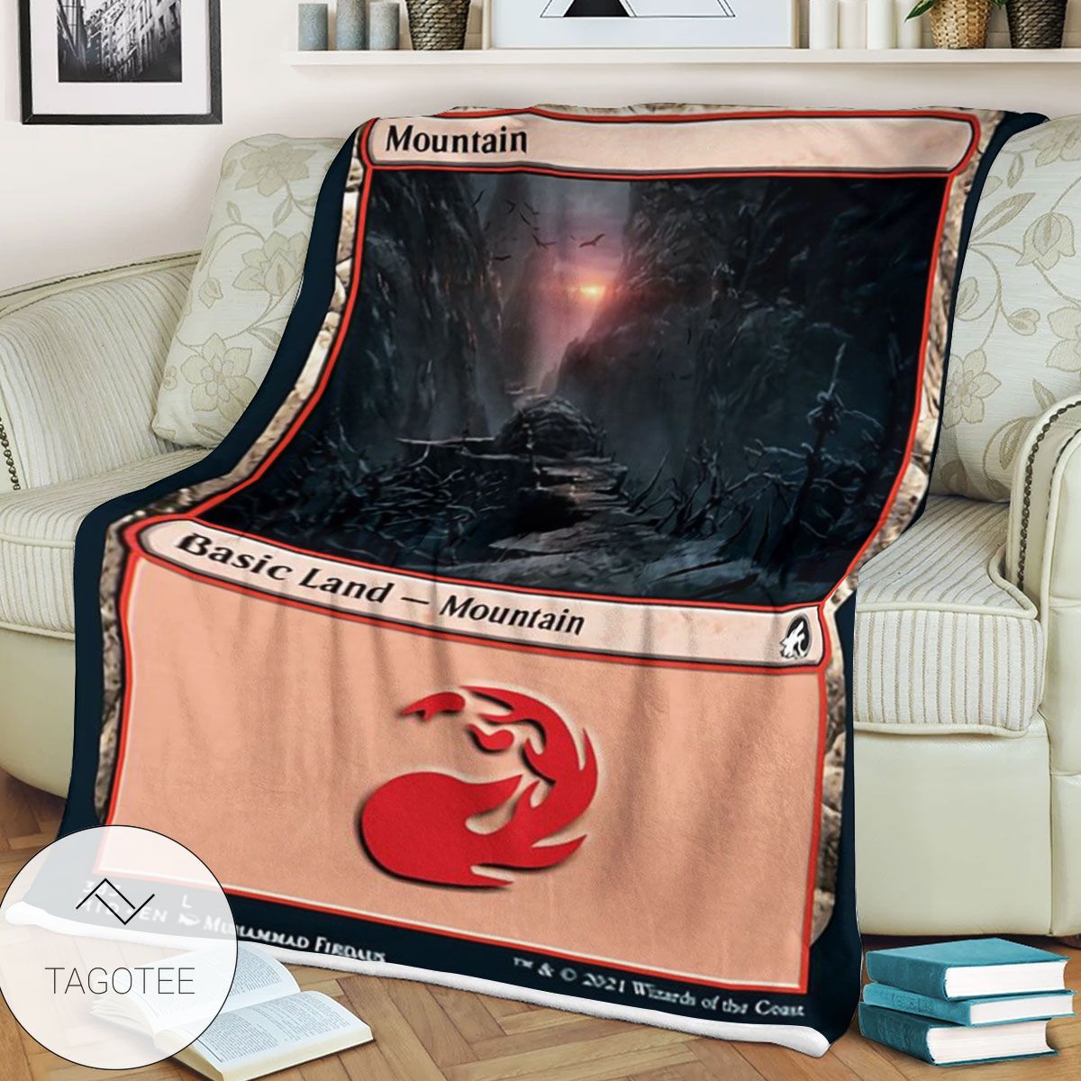 Mid 383 Mountain Mtg Game Magic The Gathering Blanket Mid 383 Mountain Mtg Game Magic The Gathering Blanket
