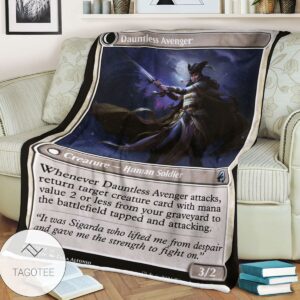Mid 4 Dauntless Avenger Mtg Game Magic The Gathering Blanket