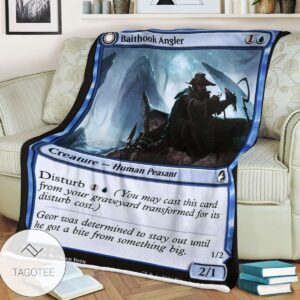 Mid 42 Baithook Angler Mtg Game Magic The Gathering Blanket