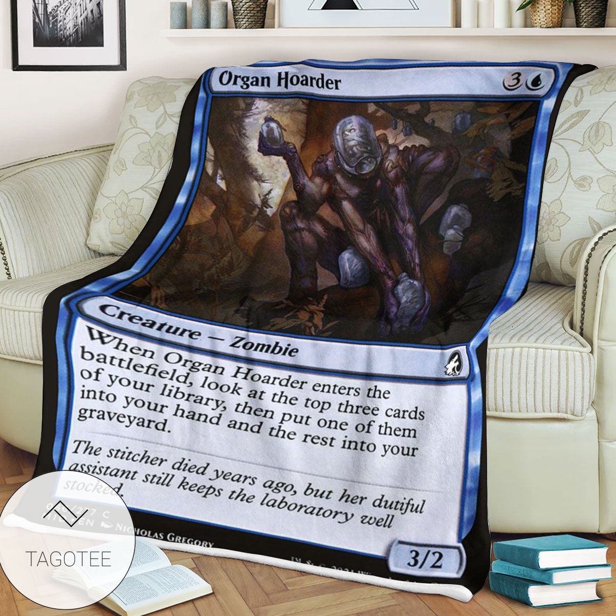 Mid 66 Organ Hoarder Mtg Game Magic The Gathering Blanket Mid 66 Organ Hoarder Mtg Game Magic The Gathering Blanket