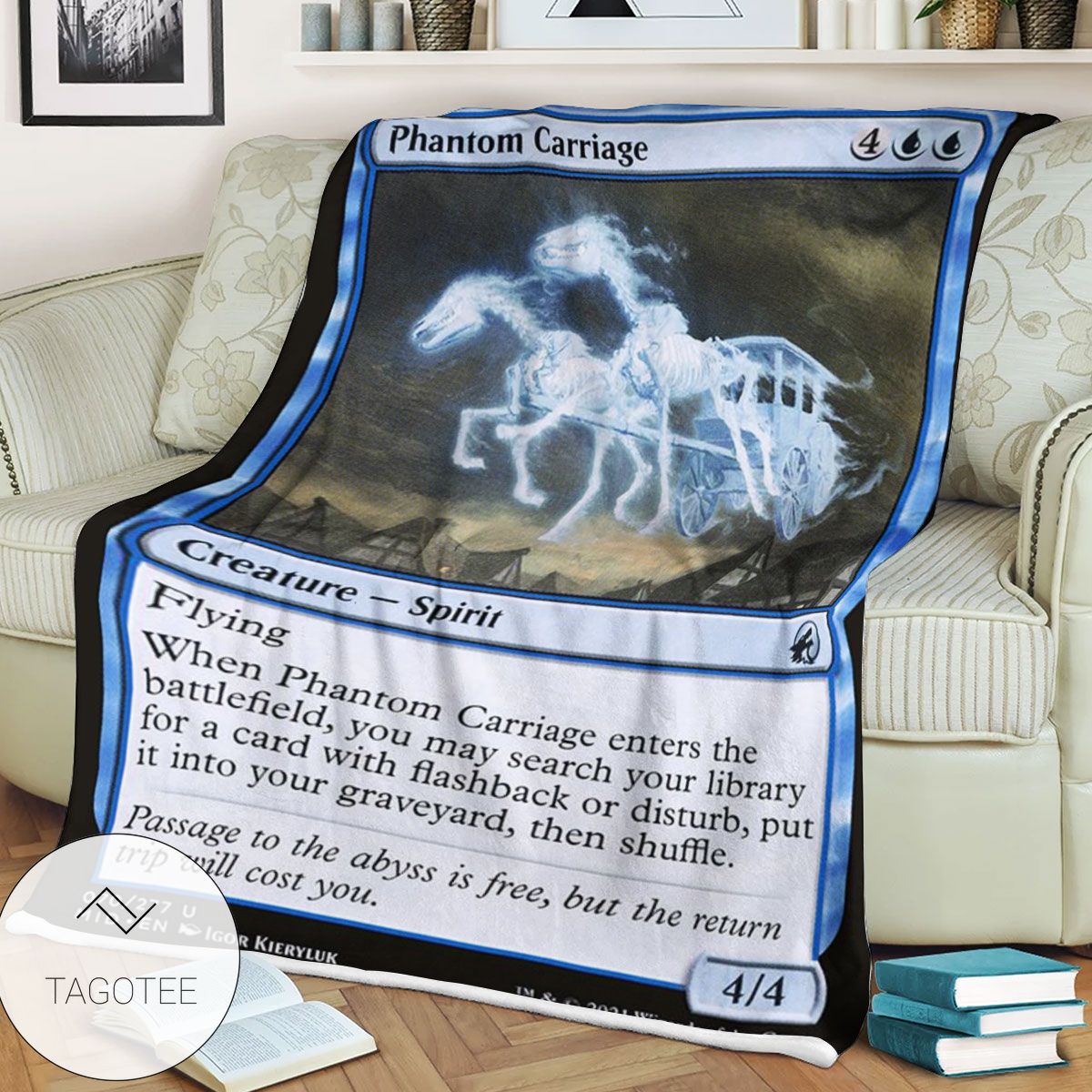 Mid 70 Phantom Carriage Mtg Game Magic The Gathering Blanket Mid 70 Phantom Carriage Mtg Game Magic The Gathering Blanket