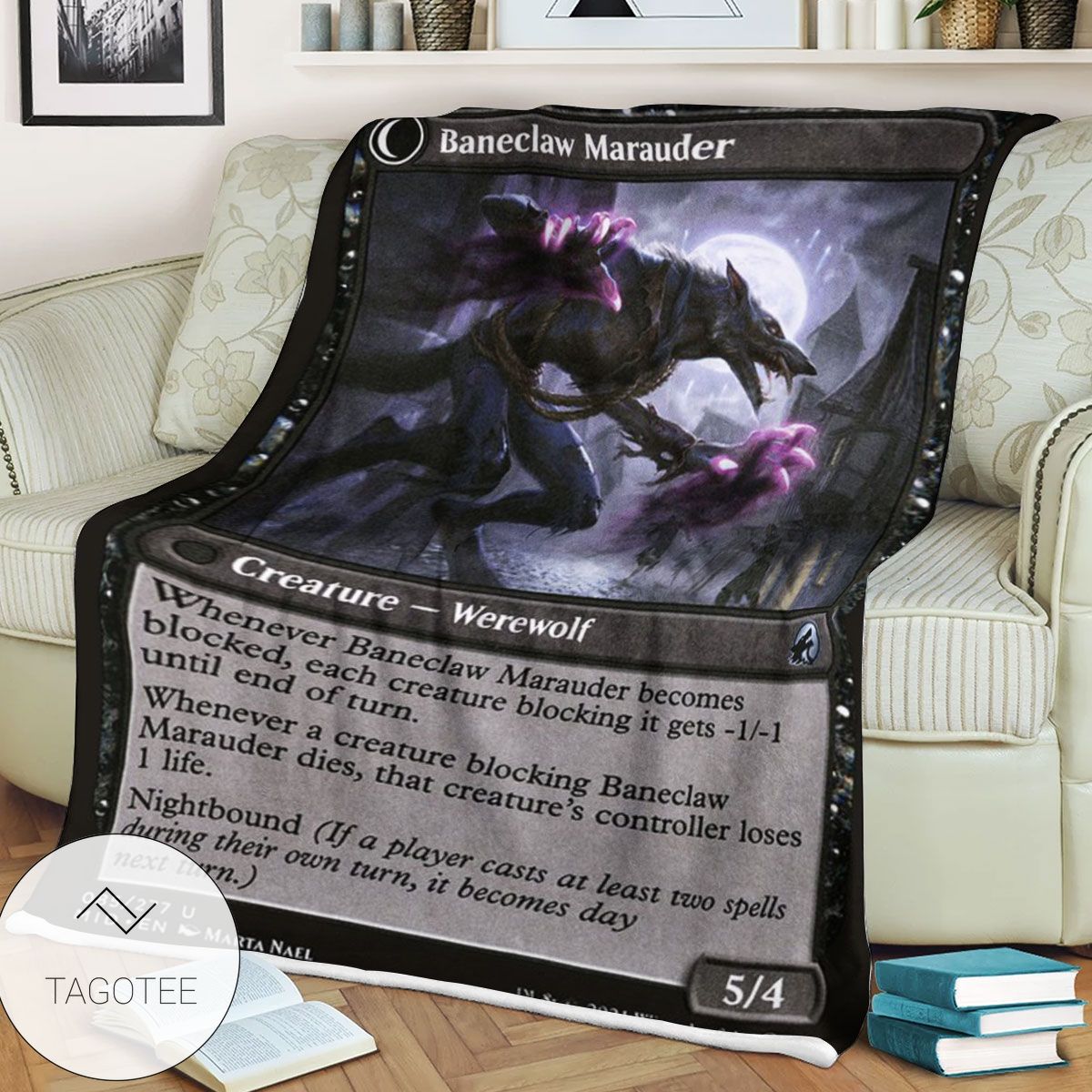 Mid 85 Baneclaw Marauder Mtg Game Magic The Gathering Blanket Mid 85 Baneclaw Marauder Mtg Game Magic The Gathering Blanket