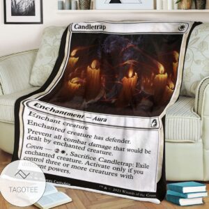 Mid 9 Candletrap Mtg Game Magic The Gathering Blanket
