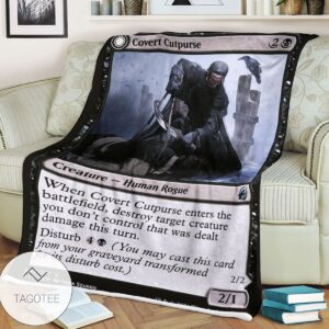Mid 92 Covert Cutpurse Mtg Game Magic The Gathering Blanket