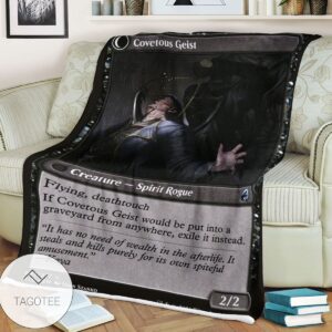 Mid 92 Covetous Geist Mtg Game Magic The Gathering Blanket