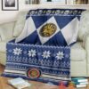 Mighty Morphin Blue Power Rangers Ugly Christmas Custom Soft Blanket