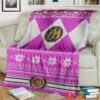 Mighty Morphin Pink Power Rangers Ugly Christmas Custom Soft Blanket