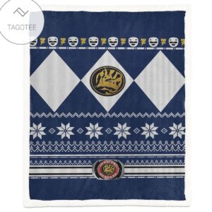 Mighty Morphin Power Ranger Blue Blanket
