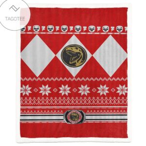 Mighty Morphin Power Ranger Red Blanket Tagotee